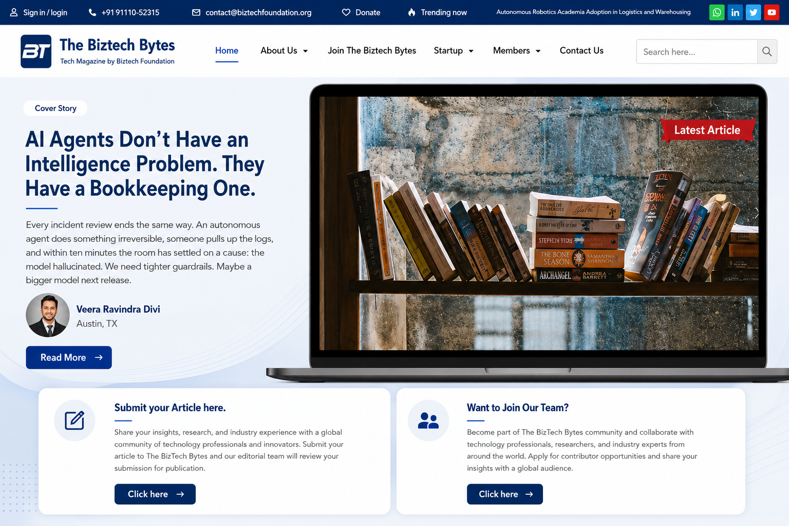 Biz Tech Foundations Website