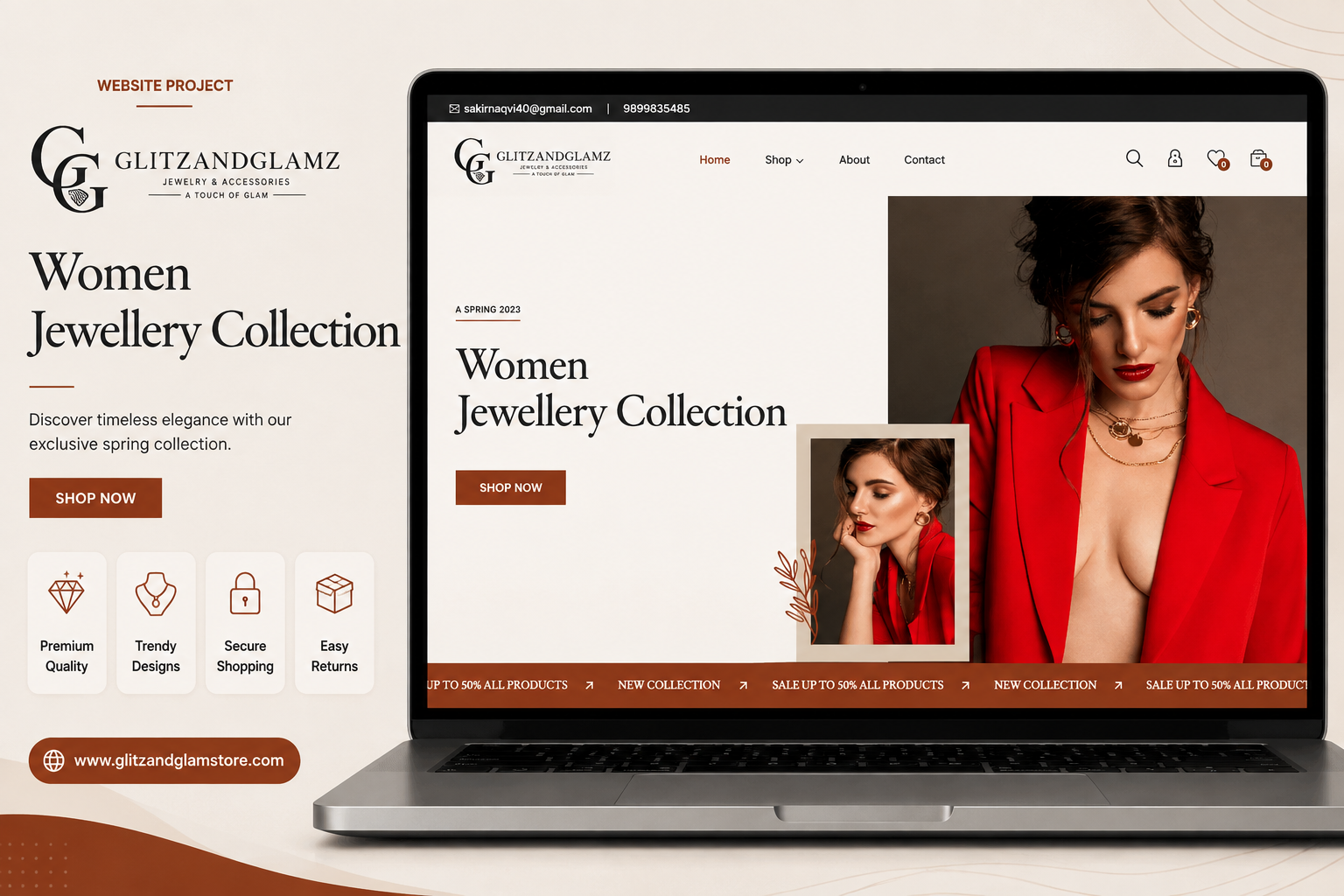 Glitz and Glamz Website