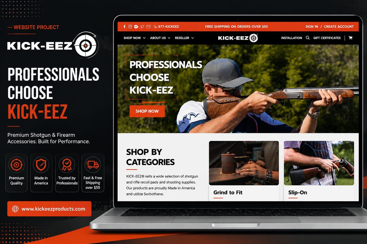 Kickeez Products Website