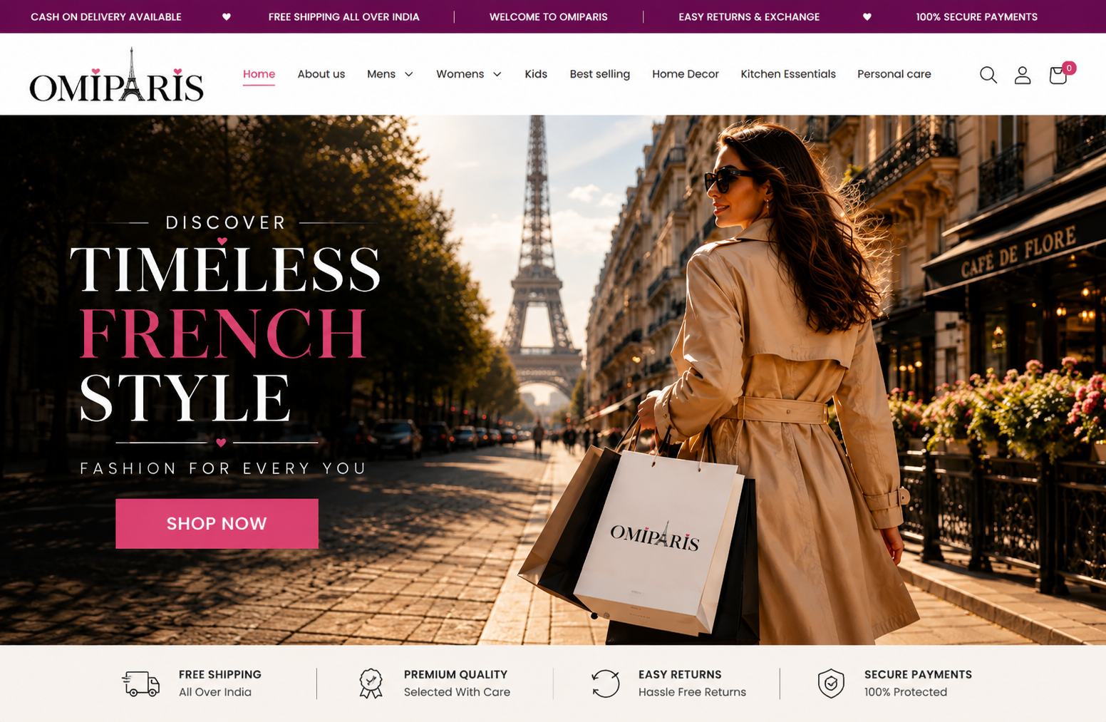 OMIPARIS Website