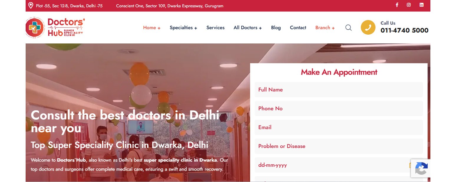 MyDoctorsHub Website