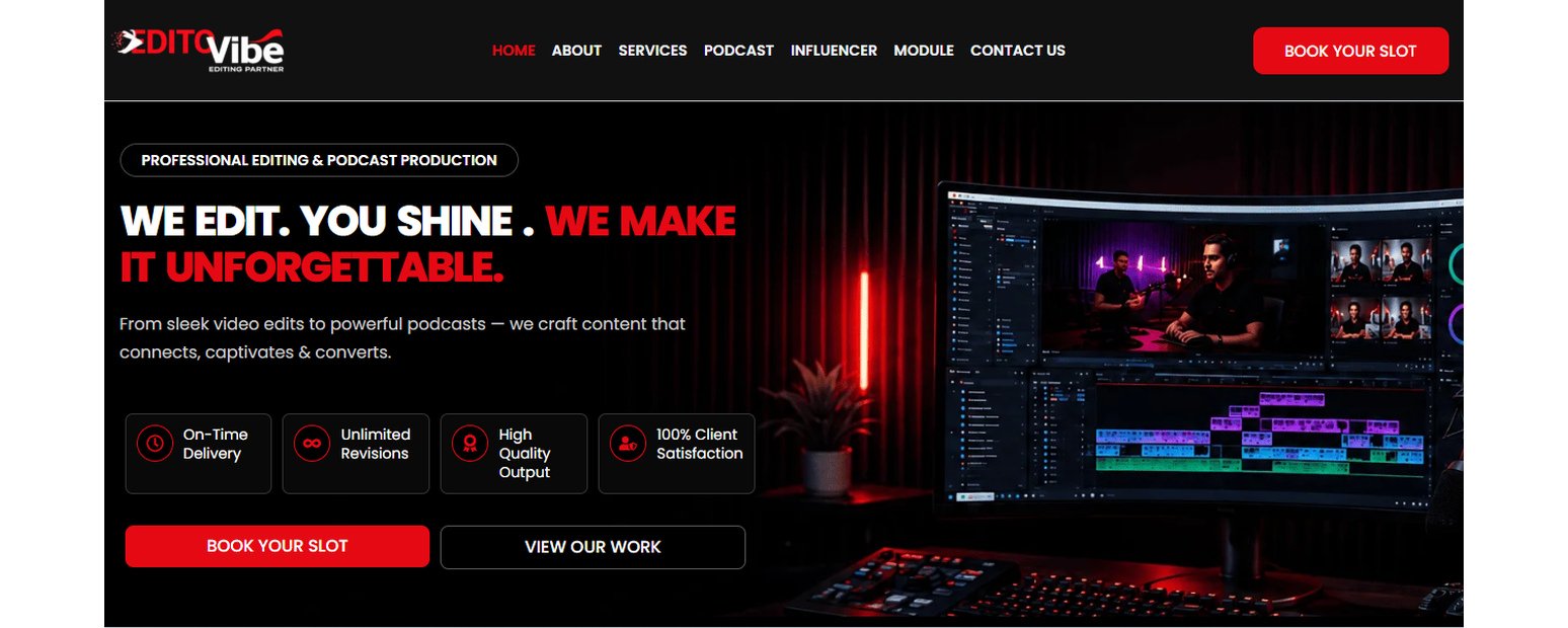 Editovibe Website