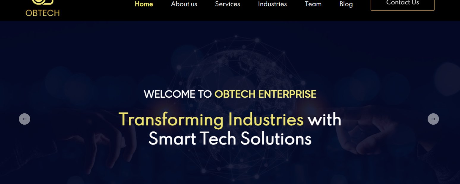 Obtech Enterprise Website