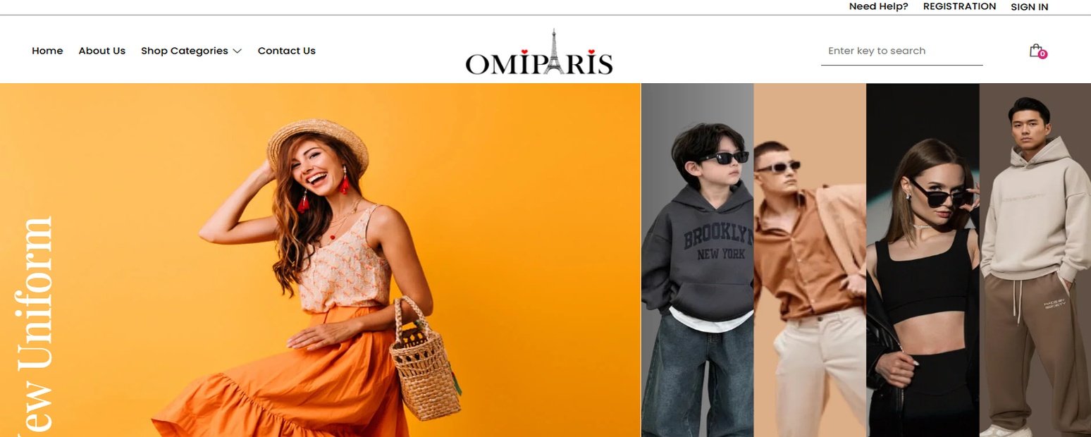 OMIPARIS Fashion India Website