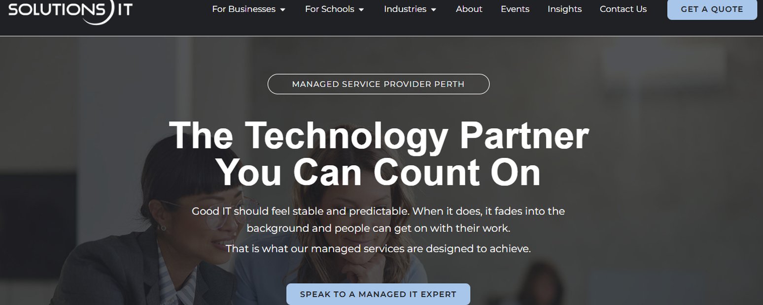 Solutions IT Website