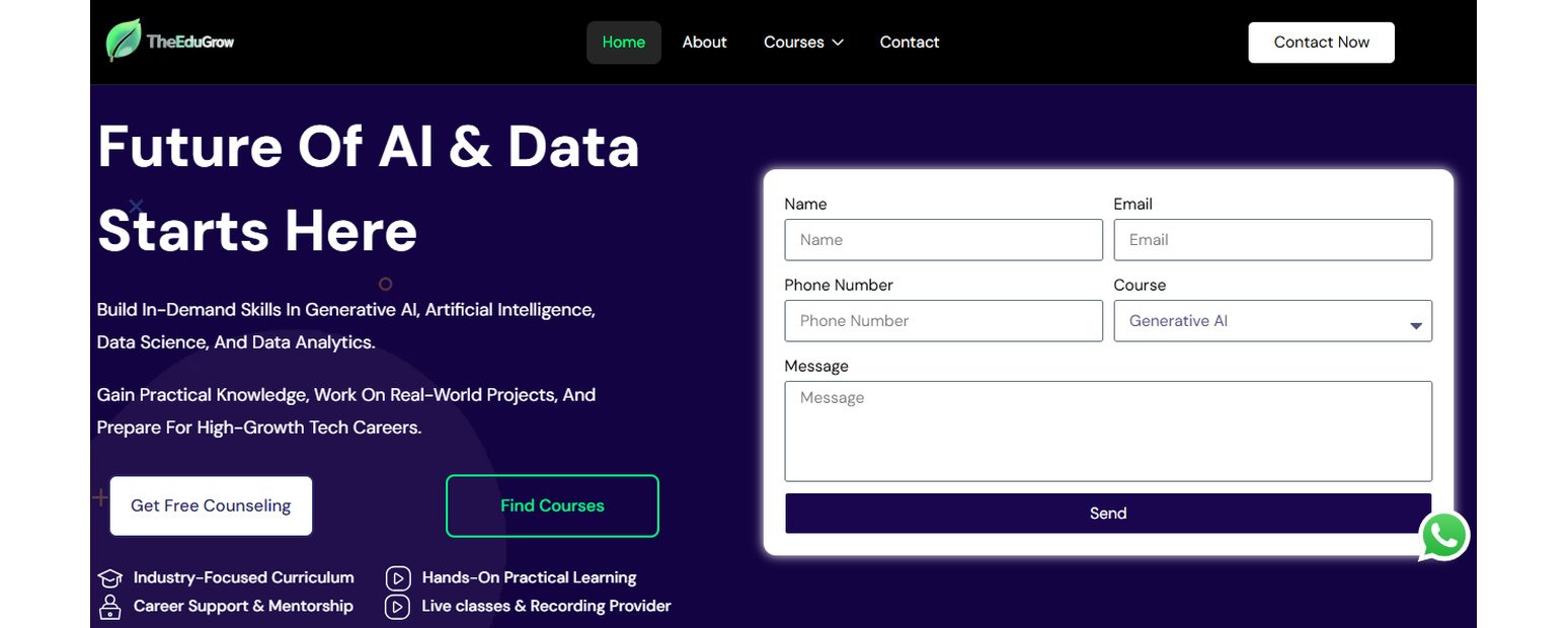 TheEduGrow Website